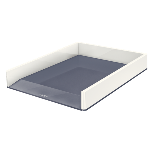 Bandeja Leitz WOW DUAL, blanco/gris