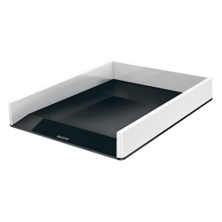 Bandeja Leitz WOW DUAL, negro/blanco
