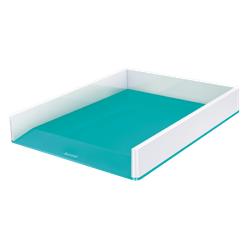 Bandeja Leitz WOW DUAL, turquesa/blanco