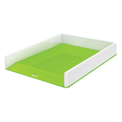 Bandeja Leitz WOW DUAL, verde/blanco