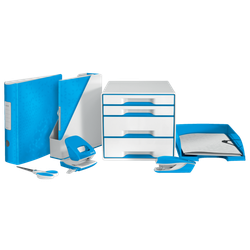 Bandeja Leitz WOW. Formato vertical, A4 azul