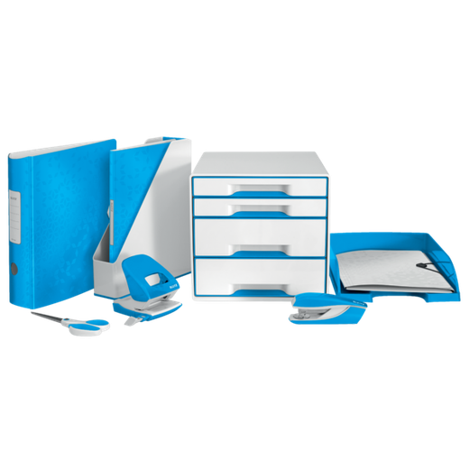 Bandeja Leitz WOW. Formato vertical, A4 azul