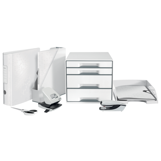 Bandeja Leitz WOW. Formato vertical, A4, blanco