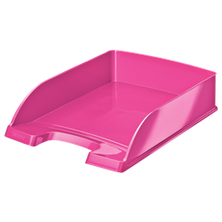 Bandeja Leitz WOW. Formato vertical, A4, fucsia