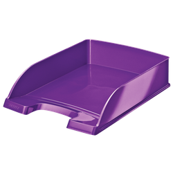 Bandeja Leitz WOW. Formato vertical, A4, violeta