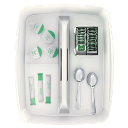 Bandeja organizadora grande con asa Leitz MyBox WOW, blanco