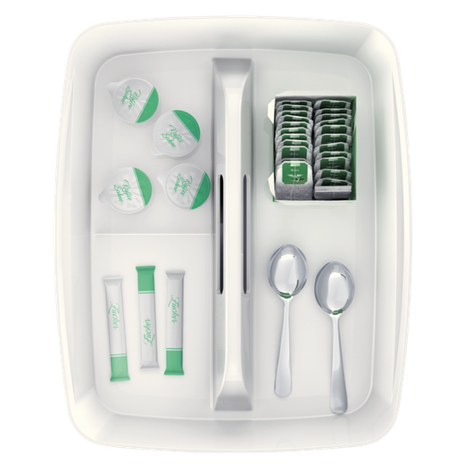 Bandeja organizadora grande con asa Leitz MyBox WOW, blanco