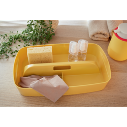 Bandeja organizadora pequeña con asa Leitz MyBox Cosy, amarilla