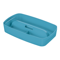 Bandeja organizadora pequeña con asa Leitz MyBox Cosy, azul