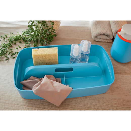 Bandeja organizadora pequeña con asa Leitz MyBox Cosy, azul