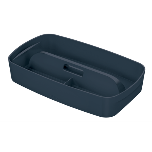 Bandeja organizadora pequeña con asa Leitz MyBox Cosy, gris