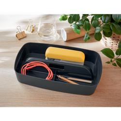 Bandeja organizadora pequeña con asa Leitz MyBox Cosy, gris