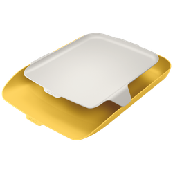 Bandeja organizadora plastico leitz cosy amarillo 274x62x391mm