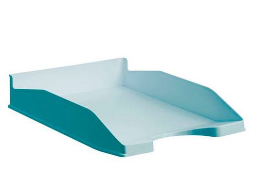 Bandeja sobremesa archivo 2000 ecogreen plastico 100% reciclado apilable formatos din a4 y folio color azul