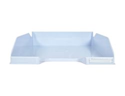 Bandeja sobremesa exacompta aquarel combo midi azul pastel 347x255x65 mm