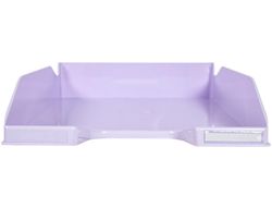 Bandeja sobremesa exacompta plastico aquarel set de 4 bandejas combo midi colores pastel 346x225x243 mm