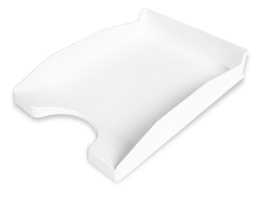 Bandeja sobremesa plastico q-connect blanco opaco