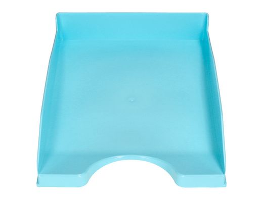 Bandeja sobremesa plastico q-connect celeste opaco 240x70x340mm