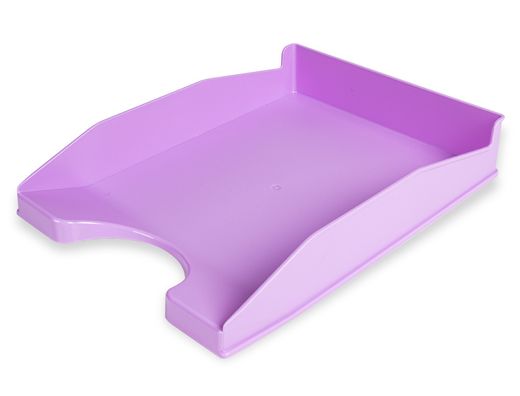 Bandeja sobremesa plastico q-connect lavanda opaco