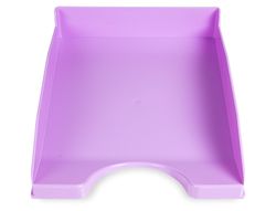 Bandeja sobremesa plastico q-connect lavanda opaco