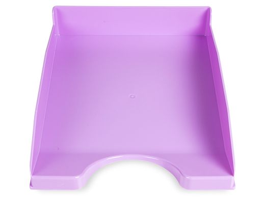 Bandeja sobremesa plastico q-connect lavanda opaco