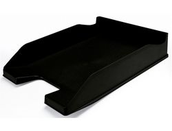 Bandeja Sobremesa Plastico Q-Connect Negro Opaco
