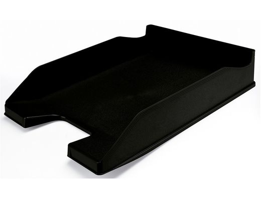 Bandeja Sobremesa Plastico Q-Connect Negro Opaco