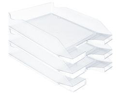Bandeja Sobremesa Plastico Q-Connect Transparente