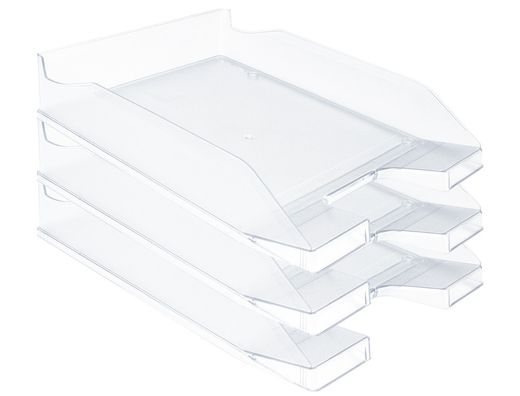 Bandeja Sobremesa Plastico Q-Connect Transparente