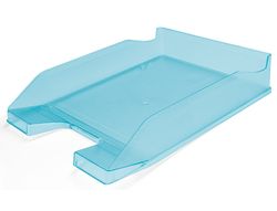 Bandeja Sobremesa Plastico Q-Connect Turquesa Transparente