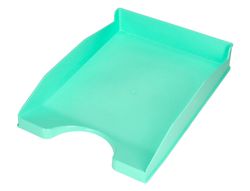 Bandeja sobremesa plastico q-connect verde menta opaco 240x70x340mm