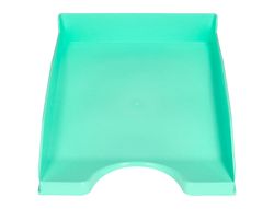 Bandeja sobremesa plastico q-connect verde menta opaco 240x70x340mm