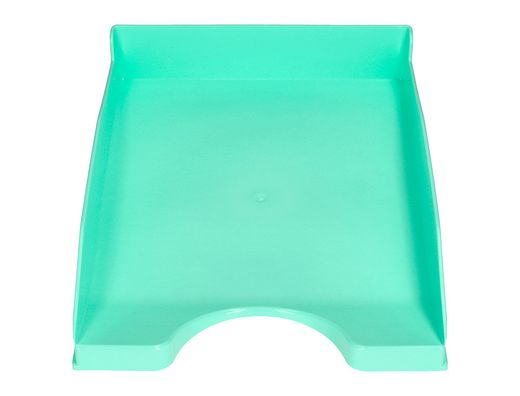 Bandeja sobremesa plastico q-connect verde menta opaco 240x70x340mm