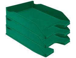 Bandeja Sobremesa Plastico Q-Connect Verde Opaco