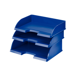 Bandejas Leitz Plus JUMBO de acceso apaisado, azul