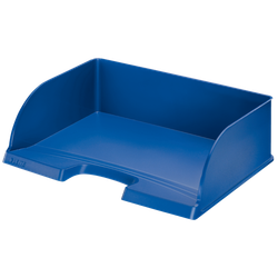 Bandejas Leitz Plus JUMBO de acceso apaisado, azul
