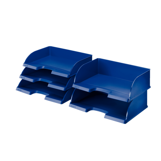 Bandejas Leitz Plus JUMBO de acceso apaisado, gris