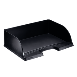 Bandejas Leitz Plus JUMBO de acceso apaisado, negro
