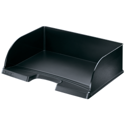 Bandejas Leitz Plus JUMBO de acceso apaisado, negro