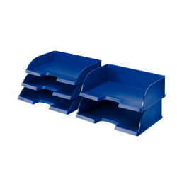 Bandejas Leitz Plus JUMBO de acceso apaisado, negro