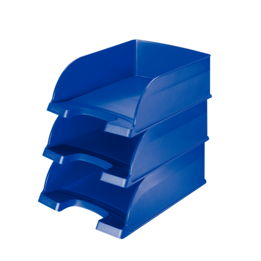 Bandejas Leitz Plus JUMBO. Formato vertical gran capacidad, azul