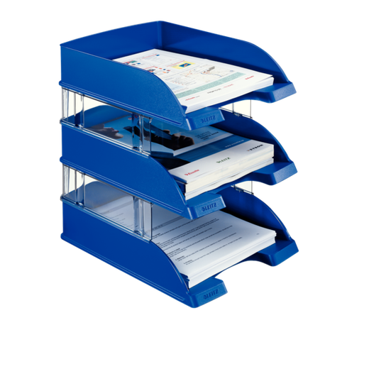 Bandejas Leitz Plus JUMBO. Formato vertical gran capacidad, gris