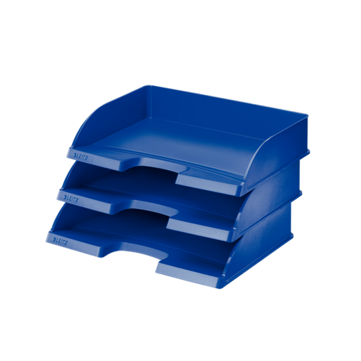 Bandejas Leitz Plus STANDARD de acceso apaisado, azul