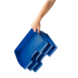 Bandejas Leitz Plus STANDARD de acceso apaisado, azul