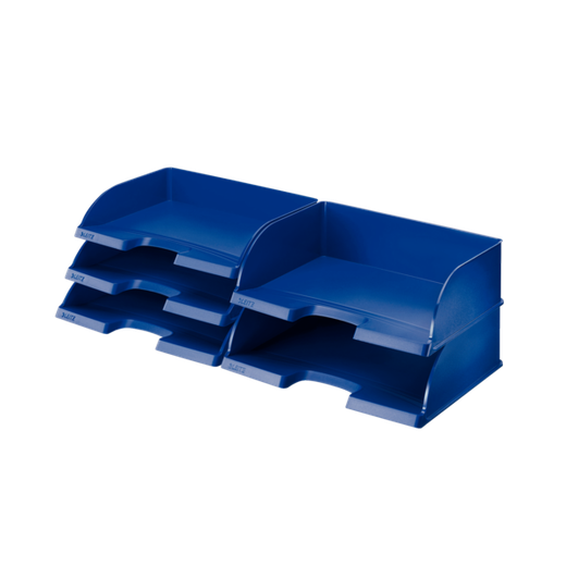 Bandejas Leitz Plus STANDARD de acceso apaisado, azul