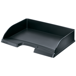 Bandejas Leitz Plus STANDARD de acceso apaisado, negro