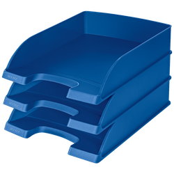 Bandejas Leitz Plus STANDARD. Opacas. Formato vertical, azul