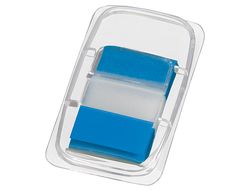 Banderitas Separadoras Q-Connect Azules Dispensador de 50