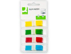 Banderitas Separadoras Q-Connect Dispensador 4 Colores 36 Hojas Por Color