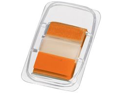 Banderitas Separadoras Q-Connect Naranjas Dispensadorde 50